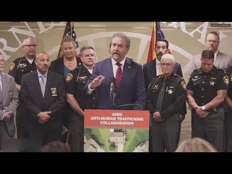 Ohio AG Dave Yost announces results of statewide human trafficking sting