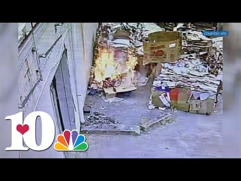 KFD: Man charged with arson, taken into custody, after fire at Broadway grocery store on May 29