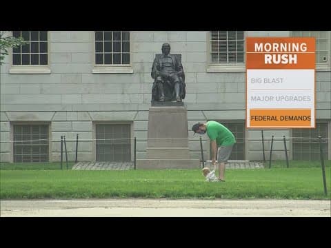 Trump says he plans to cut millions in funding for Harvard