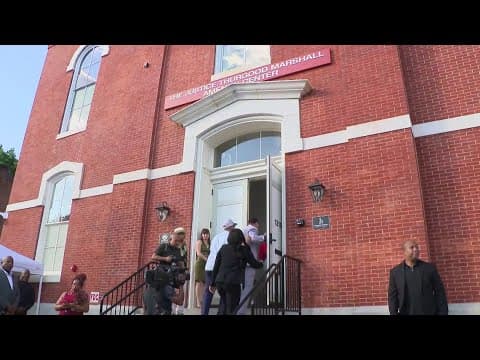Thurgood Marshall center serves as a community space in Baltimore