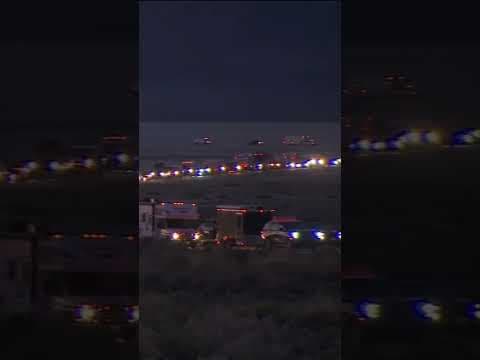 Hundreds leave Burning Man campground before sunrise #shorts