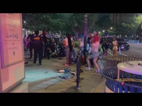 Hundreds of teens cause chaos at Navy Yard