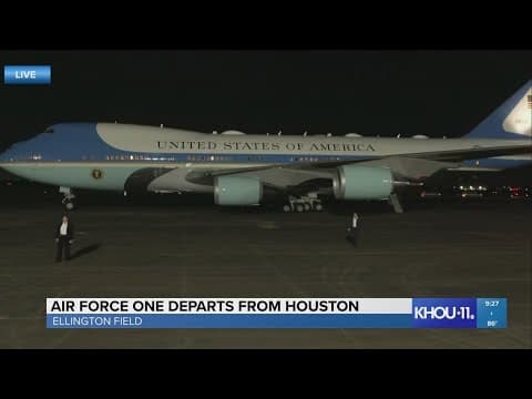 President Biden leaves Houston after paying respects to Rep. Sheila Jackson Lee