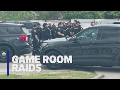 Live now: Update on game room raids across Houston yesterday