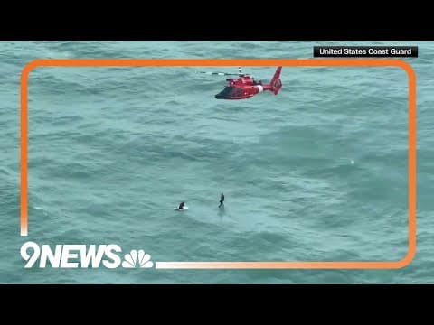 Coast Guard Saves Man Clinging to Cooler in Hurricane Milton