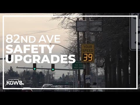 Safety upgrades start on high crash corridor 82nd Avenue in Portland