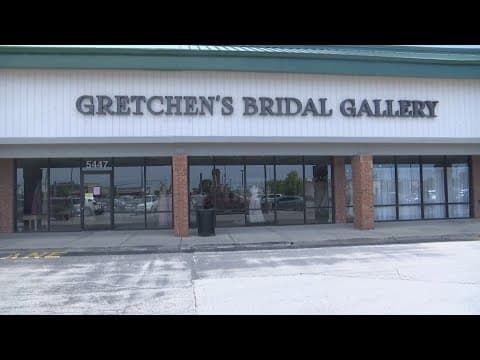 Customers scrambling after unexpected closure of Castleton bridal store