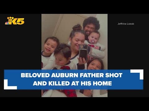 Beloved father in Auburn gunned down at his doorstep, suspect on the run