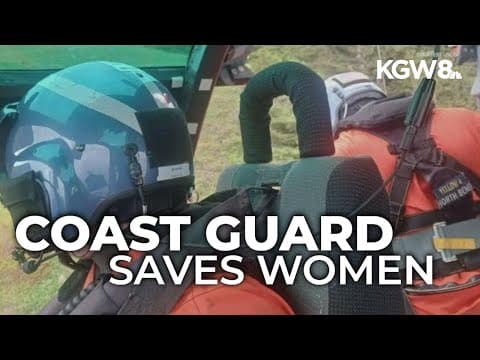 Coast Guard rescues 2 women from cliff near Lincoln City