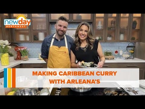 Making Caribbean curry with Arleana's - New Day NW