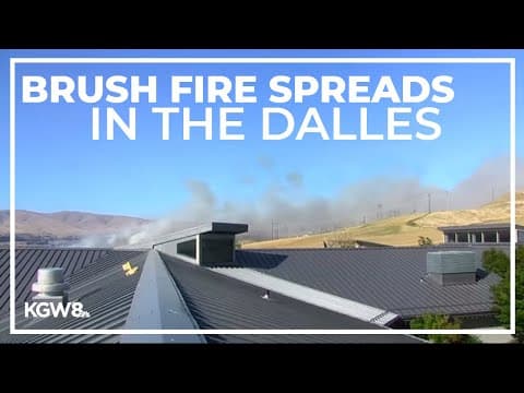 Fire in The Dalles prompts evacuations