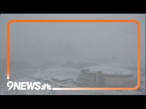 Denver weather: Very cold Monday as snow continues
