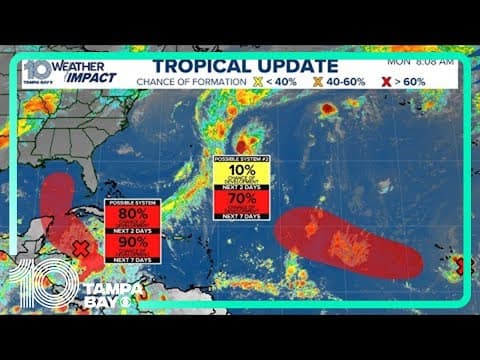 Tropics update: Invest 97L expected to become tropical system