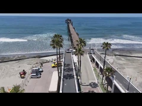 Oceanside Pier is open | Historic pier partially reopens to the public, after devastating fire
