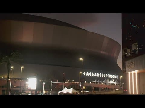 Superdome goes dark in honor of Eric Paulsen in New Orleans
