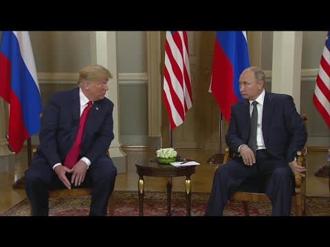 President Donald Trump calls Russian President Vladimir Putin 'absolutely crazy'