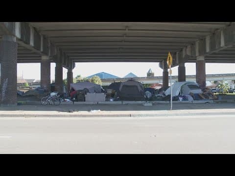 City leaders give statement on the hold up with clearing homeless encampments