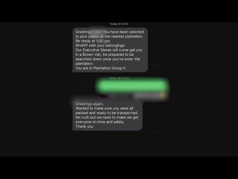 FBI aware of racist text messages sent to African Americans across the country, including in Houston