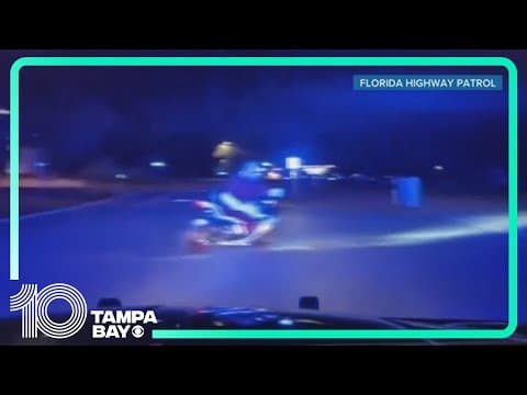 'Santa Claus' speeds away from Florida troopers on motorcycle