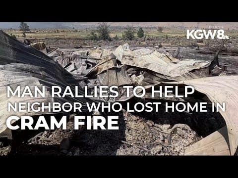 At least one home lost in central Oregon's Cram Fire