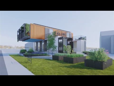 The Black SchoolHouse container drop event in New Orleans