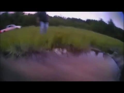 Dramatic rescue caught on camera after a mom had a medical emergency, drove into a pond