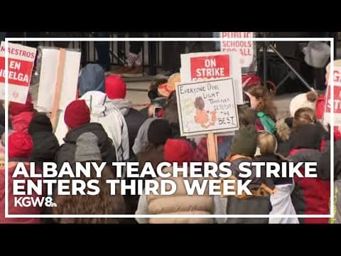 Albany teachers strike continues Monday