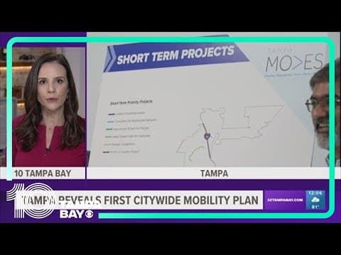 Tampa leaders reveal first citywide mobility plan