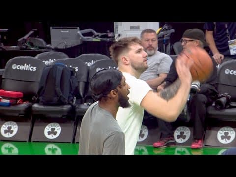 VIDEO | Dallas Mavericks practice on media day before 2024 NBA Finals begin