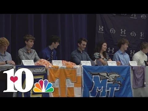Some East TN high school athletes sign to play with colleges on Wednesday