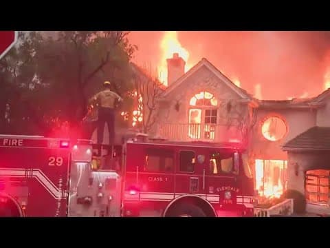 Wind-driven inferno forces mass evacuations in Los Angeles, Pacific Palisades fire burns