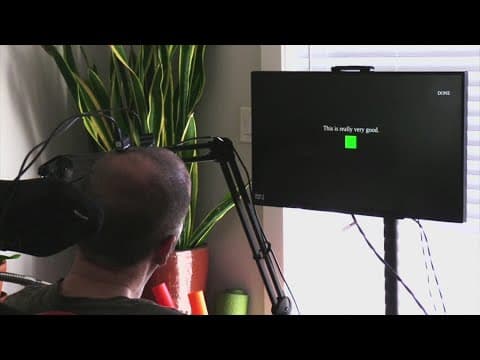 A.I. tech helps ALS patients speak again