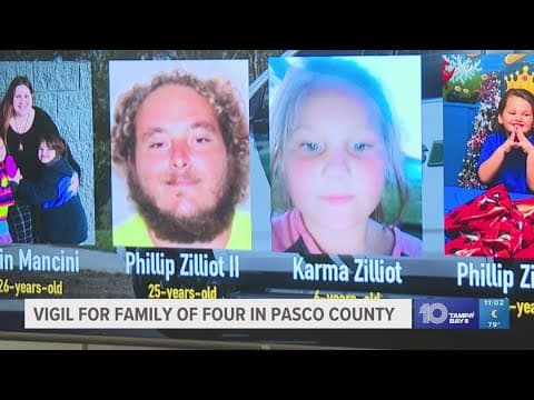 Vigil held for missing Pasco County family believed to be dead