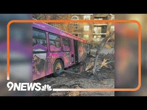 Crash in Aurora sends RTD bus into pond