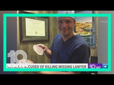 Plastic surgeon accused of murdering Tampa Bay area lawyer appears in court Monday