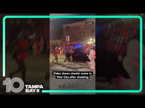 Ybor City shooting scene shows chaos; 2 people dead, 18 hurt #breakingnews #shorts