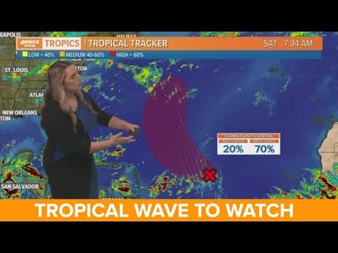 Saturday morning tropical update: Atlantic wave has high chance to develop