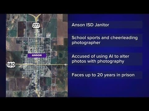 Texas janitor allegedly created child porn with students' faces by using AI