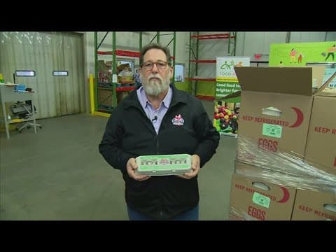 Egg farmer donates 64k eggs to the Capital Area Food Bank for Easter