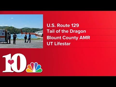 THP responding to motorcycle crash on US 129, otherwise known as 'The Dragon'