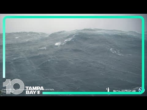 A look inside Hurricane Idalia through NOAA's ocean drone footage