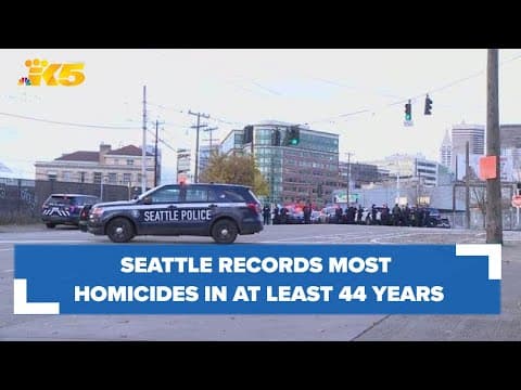 Seattle records most homicides in at least 44 years in 2023