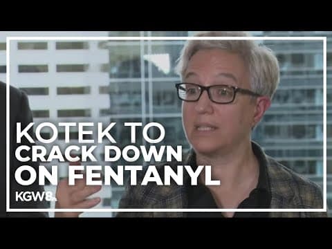 Gov. Kotek announces Oregon State Police crackdown on fentanyl