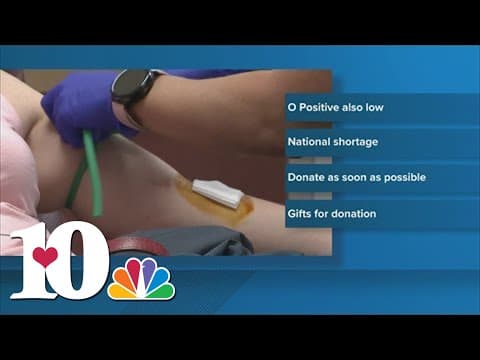 O Negative blood critically low at Medic