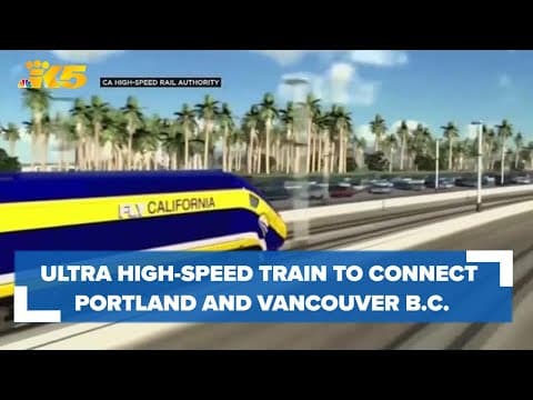 Washington Democrats call for federal funding for high-speed train that can reach 250 miles per hour