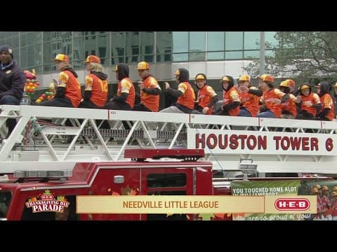 Needville Little League and Waltrip band were part of the H-E-B Thanksgiving Day Parade
