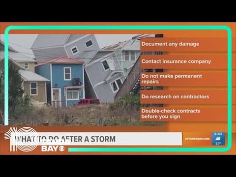 What to do if your home or business has storm damage