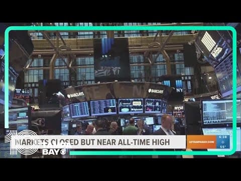 Markets near an all-time high, mortgage rates lowest since May