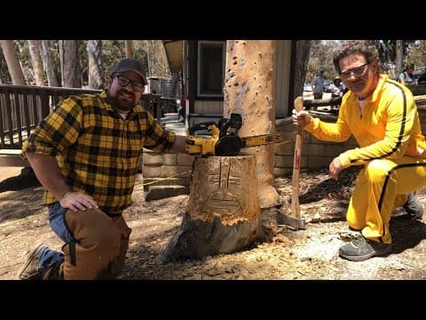 Park visitors 'stumped' by mysterious tree art in Chollas Lake Park