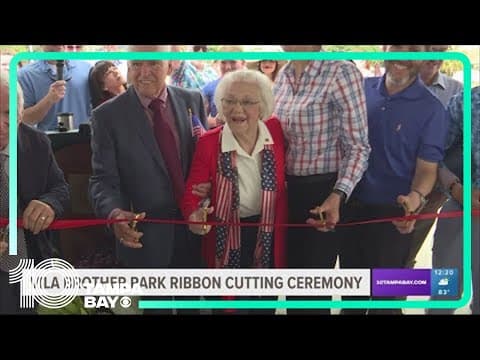 Vila Brothers Park holds ribbon cutting ceremony on Memorial Day